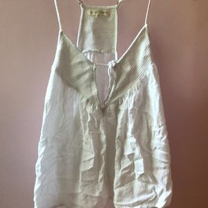 white top tie front la hearts